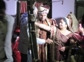 Blessing the groom